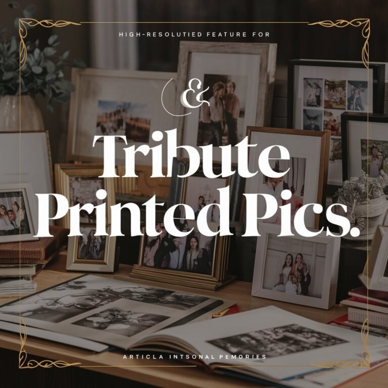 tribute printed pics