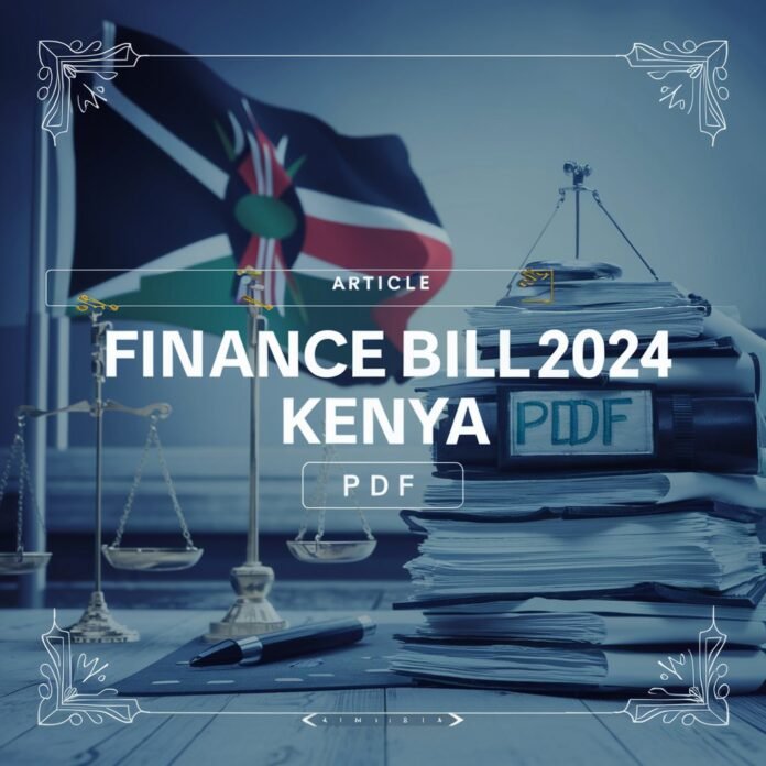 finance bill 2024 kenya pdf